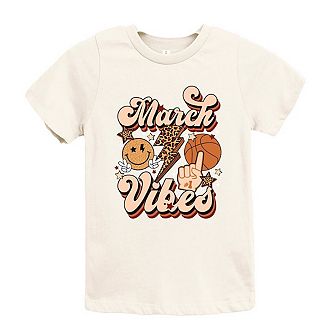 The Juniper Shop March Vibes Basketball Cheetah Youth Short Sleeve Tee