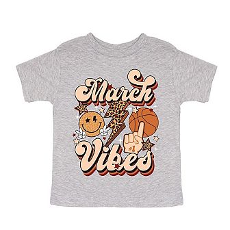 The Juniper Shop March Vibes Basketball Cheetah Youth Short Sleeve Tee