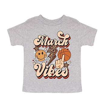 The Juniper Shop March Vibes Basketball Cheetah Youth Short Sleeve Tee