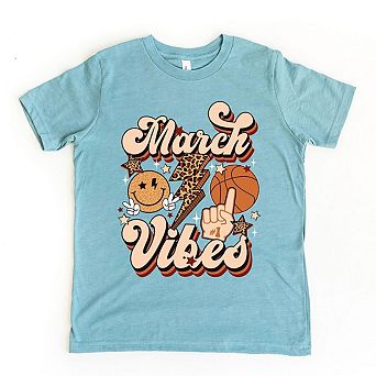 The Juniper Shop March Vibes Basketball Cheetah Youth Short Sleeve Tee