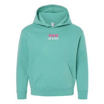 The Juniper Shop Embroidered Be Kind Turning Smiles Youth Hoodie