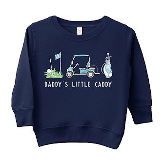 Daddy's Little Caddy Toddler Graphic Sweatshirt