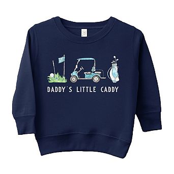 Daddy's Little Caddy Toddler Graphic Sweatshirt