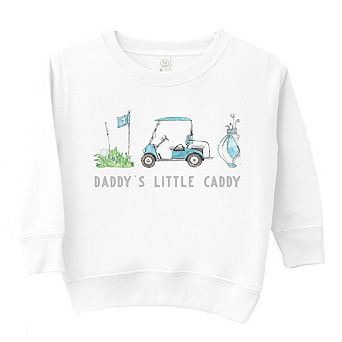 Daddy's Little Caddy Toddler Graphic Sweatshirt