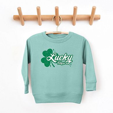 Lucky Vibes Clover Youth Ultra-Soft Graphic Sweatshirt