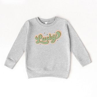 Lucky Retro Stars Toddler Graphic Sweatshirt