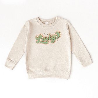 Lucky Retro Stars Toddler Graphic Sweatshirt