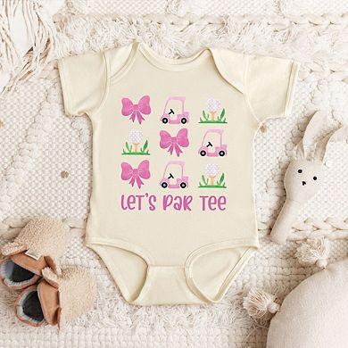 The Juniper Shop Let's Par Tee Coquette Baby Short Sleeve Bodysuit