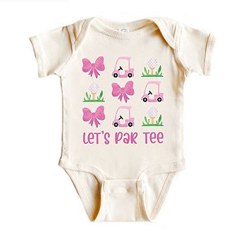 The Juniper Shop Let's Par Tee Coquette Baby Short Sleeve Bodysuit