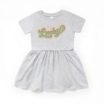 Lucky Retro Stars Toddler Girl Dress