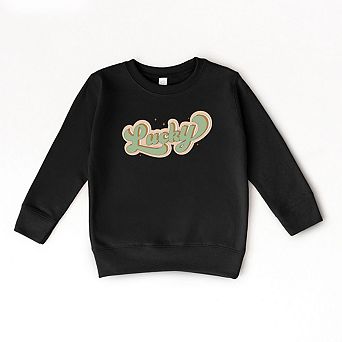 Lucky Retro Stars Youth Ultra-Soft Graphic Sweatshirt