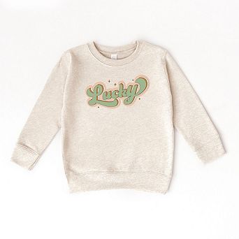 Lucky Retro Stars Youth Ultra-Soft Graphic Sweatshirt