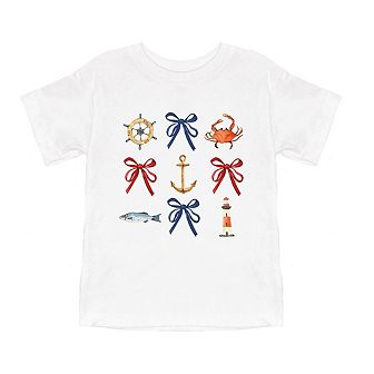 The Juniper Shop Coquette Nautical Collage Youth Short Sleeve Tee