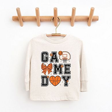 The Juniper Shop Basketball Game Day Coquette Youth Long Sleeve Tee