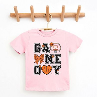 The Juniper Shop Basketball Game Day Coquette Youth Short Sleeve Tee