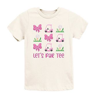 The Juniper Shop Let's Par Tee Coquette Toddler Short Sleeve Tee