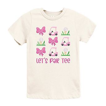 The Juniper Shop Let's Par Tee Coquette Toddler Short Sleeve Tee