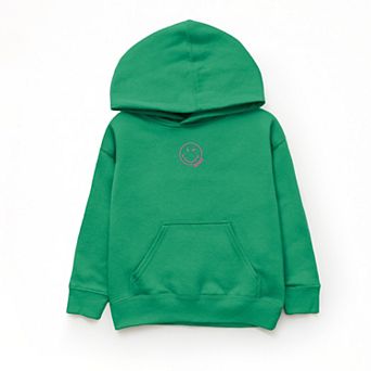 The Juniper Shop Embroidered Smiley Face Outline Youth Hoodie