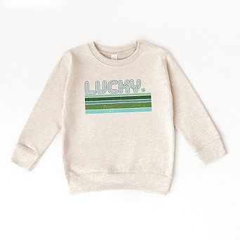 Retro Lucky Stripes Toddler Graphic Sweatshirt