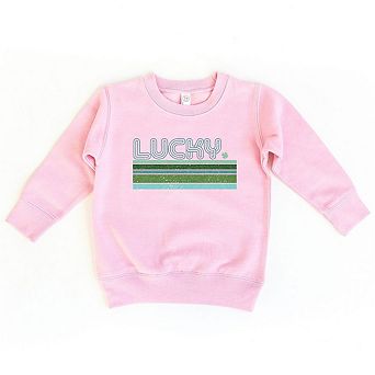 Retro Lucky Stripes Toddler Graphic Sweatshirt