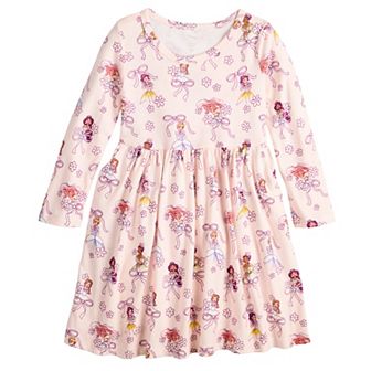 Toddler & Girls 4-12 Jumping Beans® Physical Adaptive Core Long Sleeve Dress