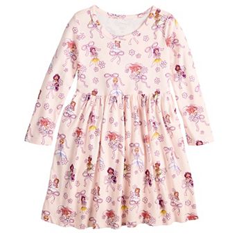 Toddler & Girls 4-12 Jumping Beans® Physical Adaptive Core Long Sleeve Dress