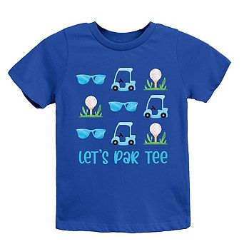 The Juniper Shop Let's Par Tee Sunglasses Toddler Short Sleeve Tee