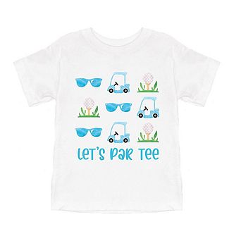 The Juniper Shop Let's Par Tee Sunglasses Toddler Short Sleeve Tee