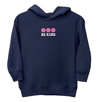 The Juniper Shop Embroidered Be Kind Turning Smiles Toddler Hoodie