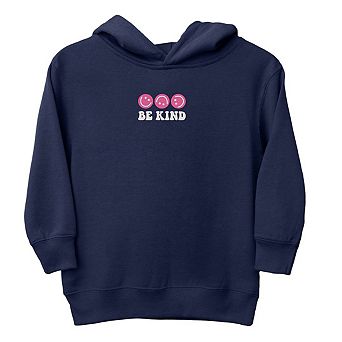The Juniper Shop Embroidered Be Kind Turning Smiles Toddler Hoodie