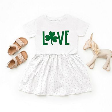 Love Clover Toddler Girl Dress