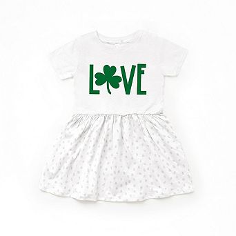 Love Clover Toddler Girl Dress