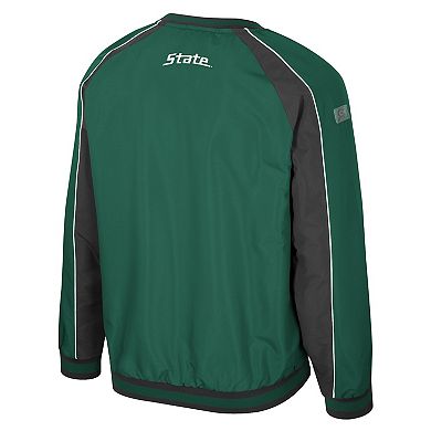Men's Michigan State Spartans Pullover Coach Jacket