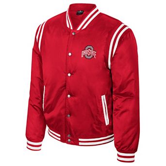 Men's Ohio State Buckeyes Paddy's Sateen Snap-Front Jacket