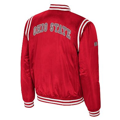 Men's Ohio State Buckeyes Paddy's Sateen Snap-Front Jacket