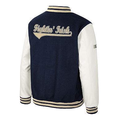 Men's Notre Dame Fighting Irish Goes to College Letterman Jacket