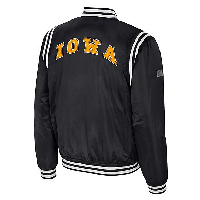 Men's Iowa Hawkeyes Paddy's Sateen Snap-Front Jacket
