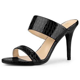 Women's Open Toe Stiletto Heel Slide Heels Sandals