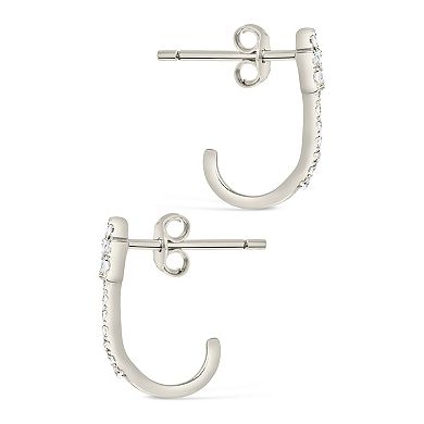 MC Collective Sterling Silver Cubic Zirconia Star Jacket Earrings