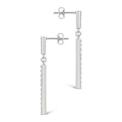 MC Collective Cubic Zirconia Drop Stud Earrings