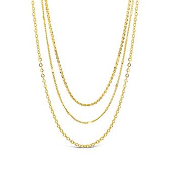 MC Collective Three Layer Chain Necklace