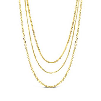 MC Collective Three Layer Chain Necklace