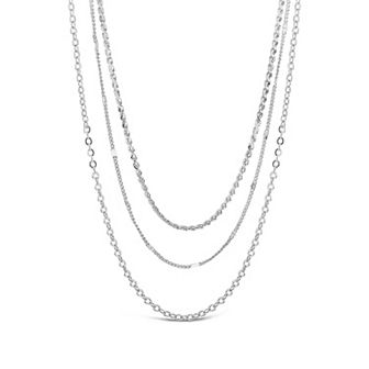 MC Collective Three Layer Chain Necklace