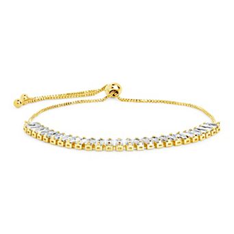 MC Collective Cubic Zirconia Bolo Bracelet