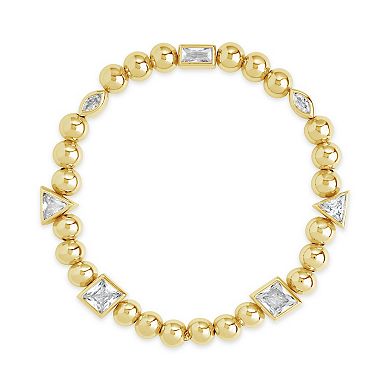 MC Collective Cubic Zirconia Beaded Bracelet