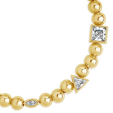 MC Collective Cubic Zirconia Beaded Bracelet