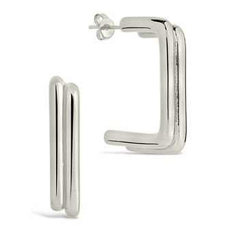 MC Collective Geometric Hoop Earrings