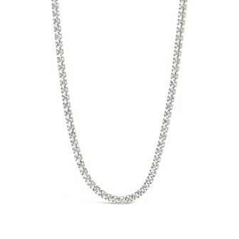 MC Collective Chain & Cubic Zirconia Tennis Necklace