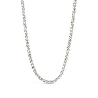 MC Collective Chain & Cubic Zirconia Tennis Necklace