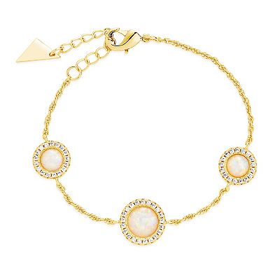 MC Collective Opal & Cubic Zirconia Bracelet